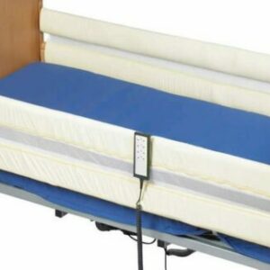 The Universal Standard Cot side Bumpers with mesh infill will suit most wooden side rail profiling beds incorporating a webbing window between siderails for increasing patient visibility.