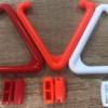 Cordgienic Anti-bacterial Triangle Pull Handles Pk5