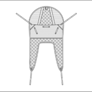 Fastfit Mesh Padded Leg Sling with Arched Head Support