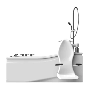 Astor Compact Fixed Height Bath with Powered Seat