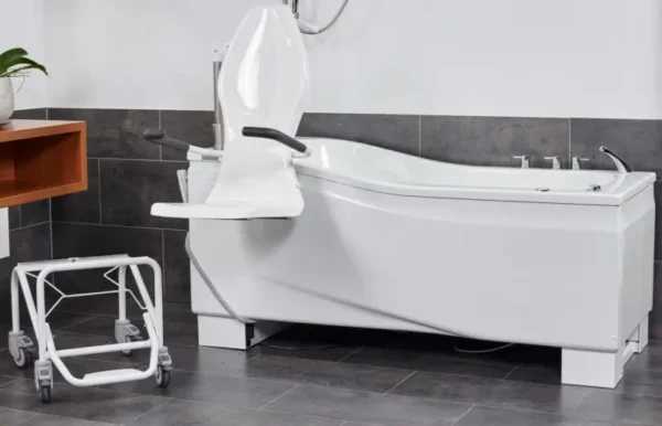 Astor Compact Fixed Height Bath with Powered Seat - Image 4